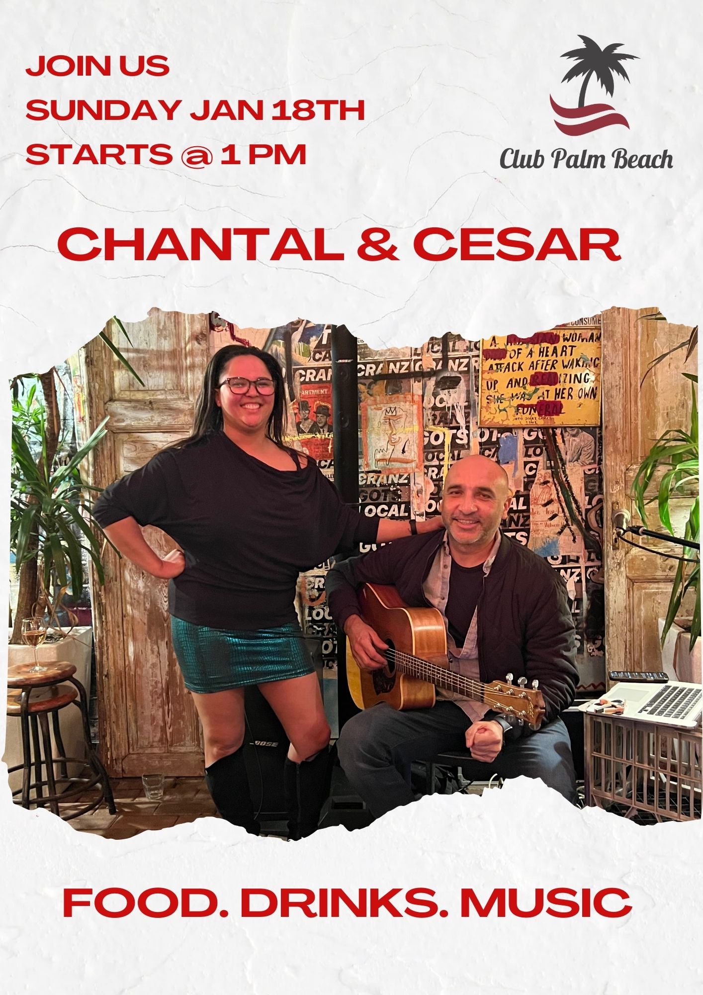 Sunday 18th January | From 1PM 